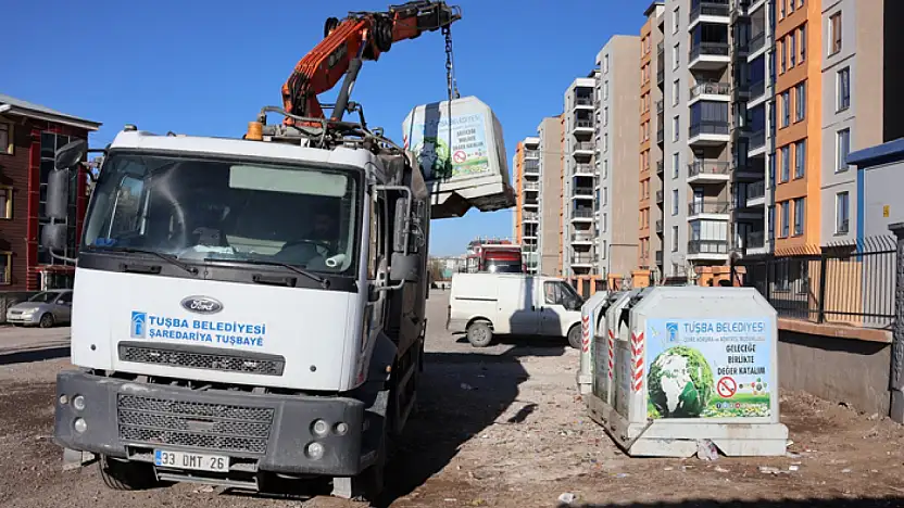 Kalecik Mahallesi'nde temizlik çalışması