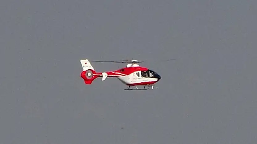 Kalp hastası minik bebek ambulans uçakla İstanbul'a sevk edildi