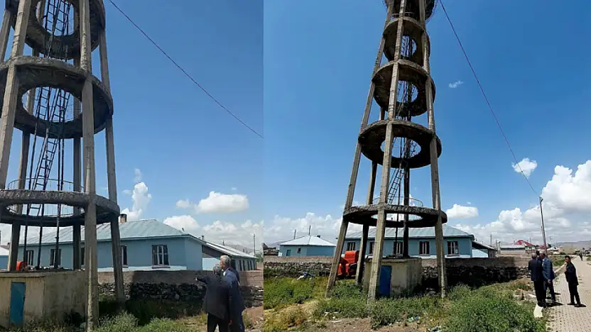 Kanan: Han Köyü'nde tehlike oluşturan su deposu için adım atıldı