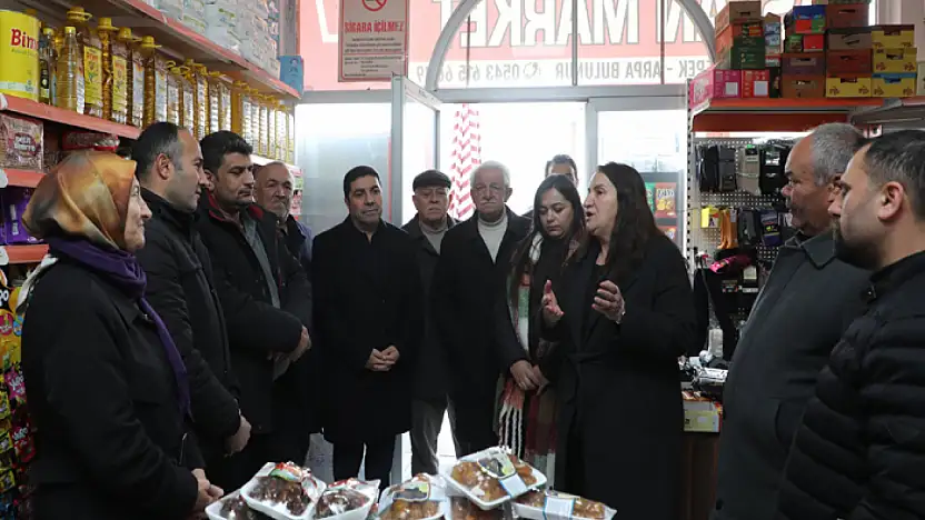 Karakoç ve Ertaş'tan esnaf ziyareti