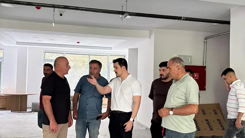 Kaymakam Arslanargun çalışmaları yerinde inceledi