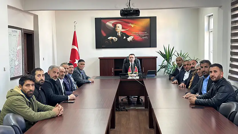 Kaymakam Bakan Çubuklu Mahallesi vatandaşlarıyla buluştu