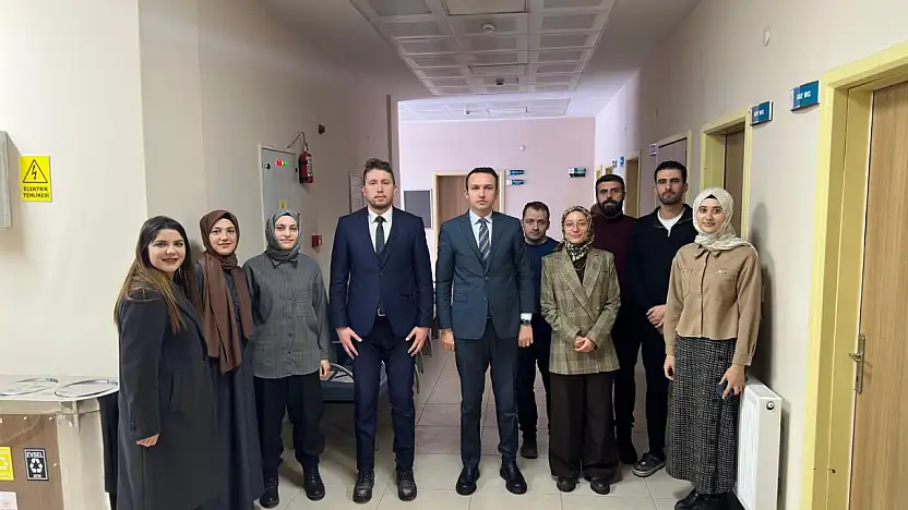 Kaymakam Bakan'dan İlçe Sağlık Müdürlüğü'ne inceleme