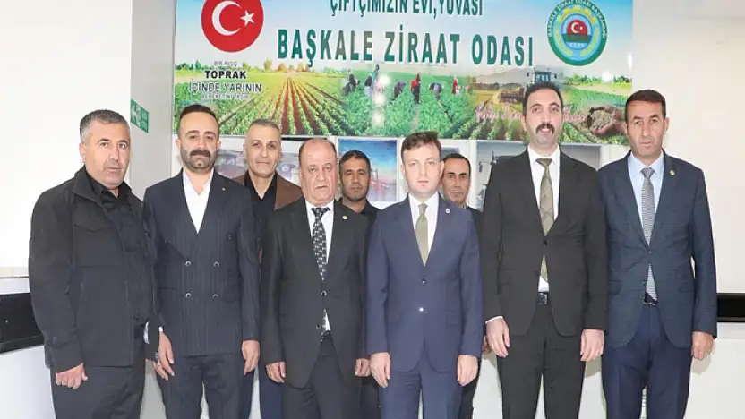 Kaymakam Erdoğan'dan Başkale Ziraat Odası'na ziyaret