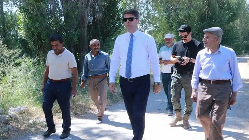 Kaymakam Karaloğlu Gölağzı Mahallesi'nde incelemelerde bulundu