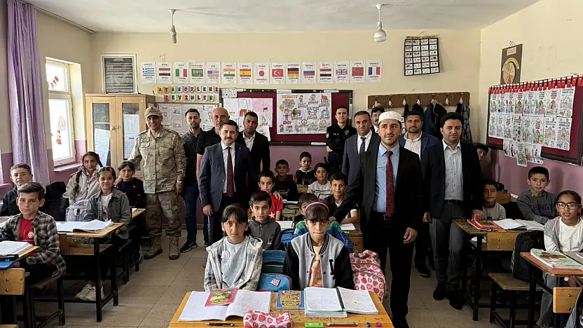 Kaymakam Rahmi Bulut'tan eğitime destek ziyareti