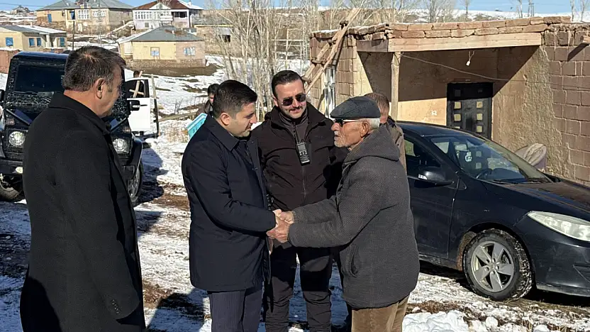 Kaymakam Rahmi Bulut'tan hane ziyareti