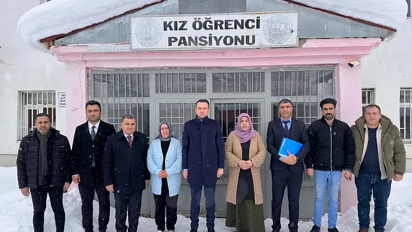 Kaymakam Süleyman Bakan'dan eğitim pansiyonlarına yakın takip