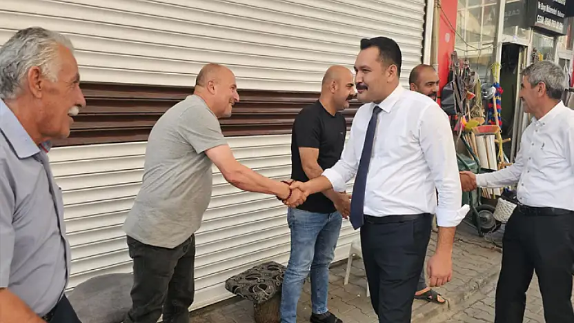 Kaymakam Türkmenoğlu, esnaf ve vatandaşlarla buluştu