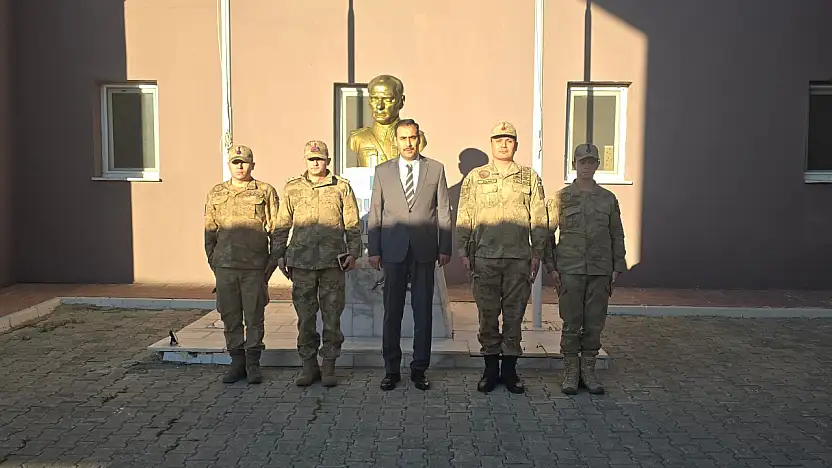 Kaymakam Türkoğlu'ndan karakol ziyaret