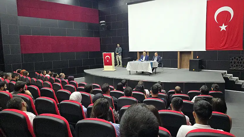 Kaymakam Türkoğlu, öğretmenlerle bir araya geldi