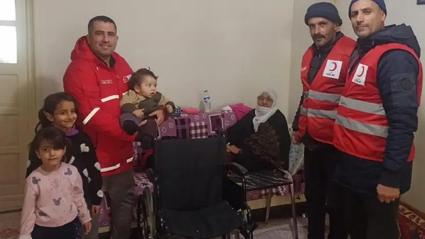 Kızılay'dan Gazi emanetine anlamlı destek