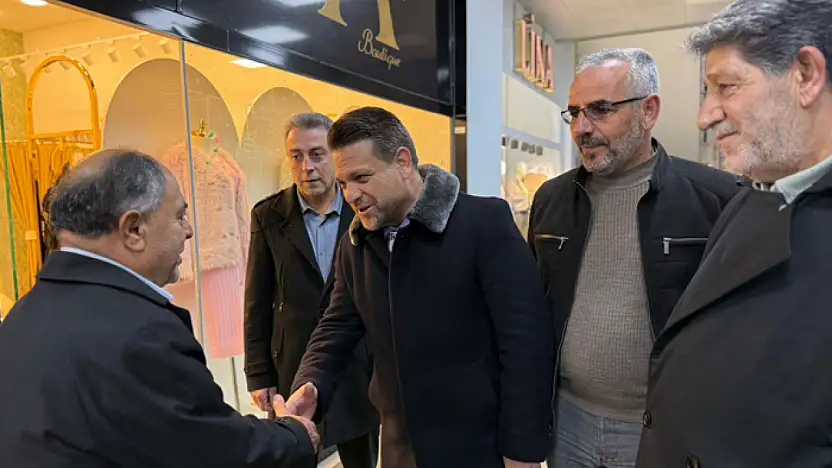 Kuşan'ın mahalle ve esnaf ziyaretleri devam ediyor