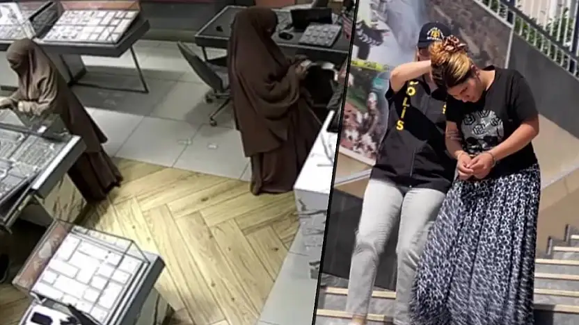 Kuyumculara dadanan suç makinesi biri çocuk 2 kişi yakalandı