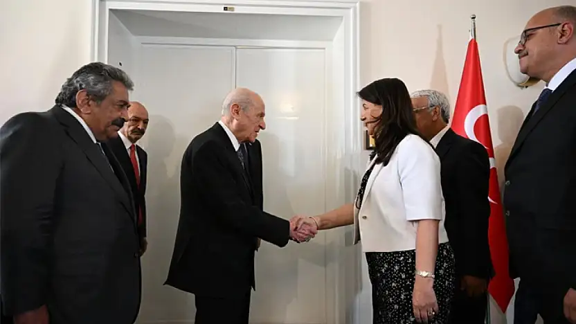 MHP lideri Bahçeli, DEM Parti heyetiyle görüştü