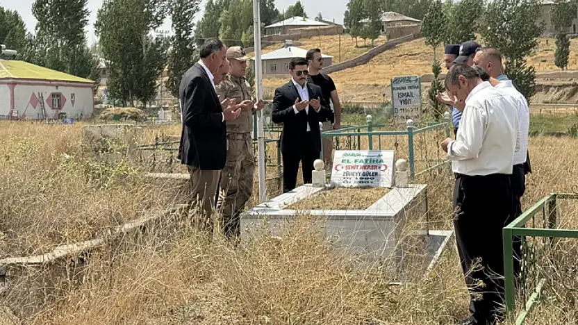 Şehit Zübeyt Güler'in kabrine ziyaret