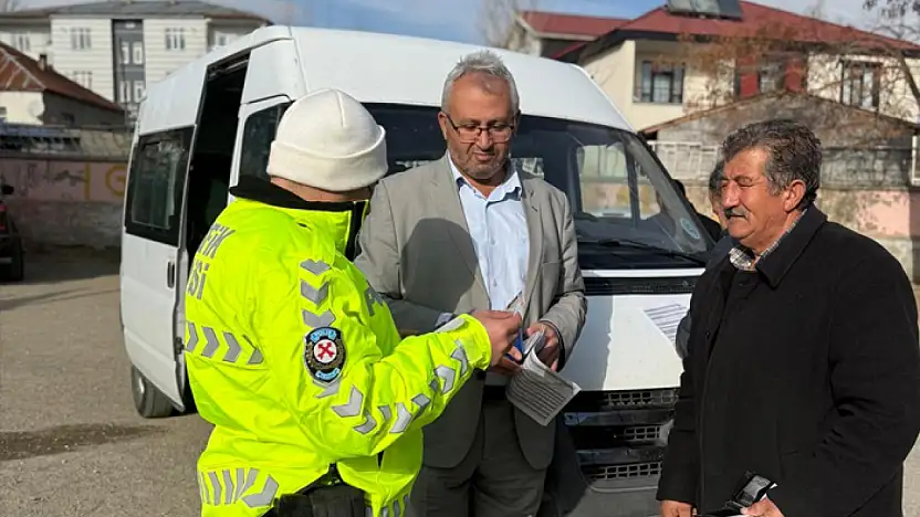 Şube müdürü Bütün'den okul servislerine yakın takip