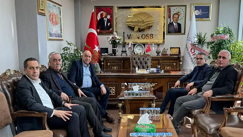 TES-İŞ'ten Van OSB Başkanı Aslan'a hayırlı olsun ziyareti