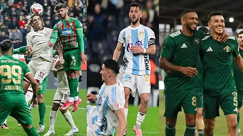 TFF 1. Lig'de 25. Hafta heyecanı başlıyor