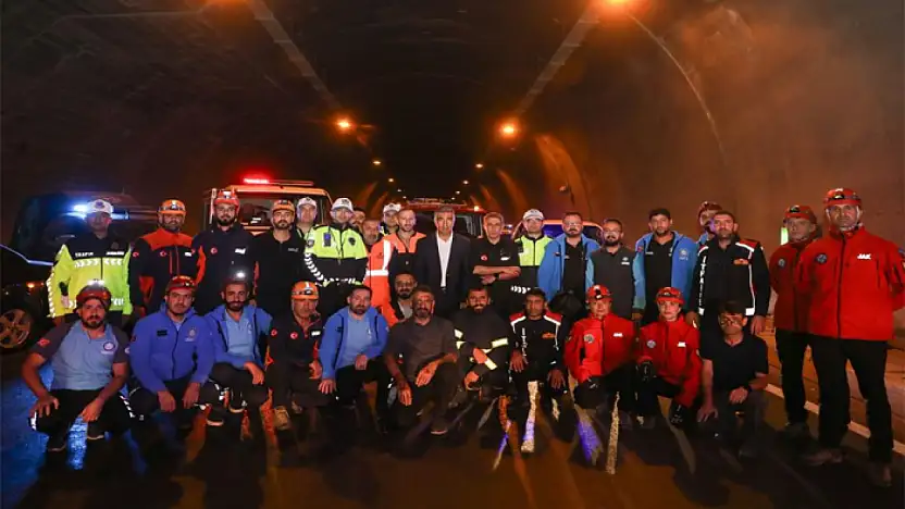 Trafik kazası tatbikatı gerçekleştirildi