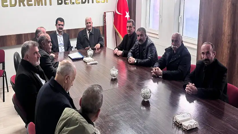 Tuğrul'dan Edremit Belediyesi'ne ziyaret