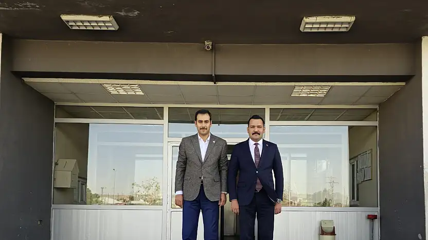 Türkmenoğlu'ndan Kaymakam Türkoğlu'na Hayırlı Olsun Ziyareti