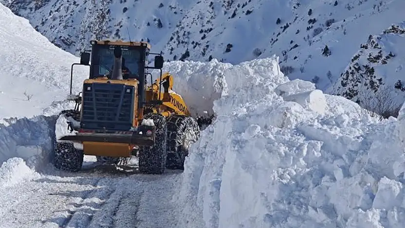 Van-Çatak karayolu ulaşıma açılmaya çalışılıyor