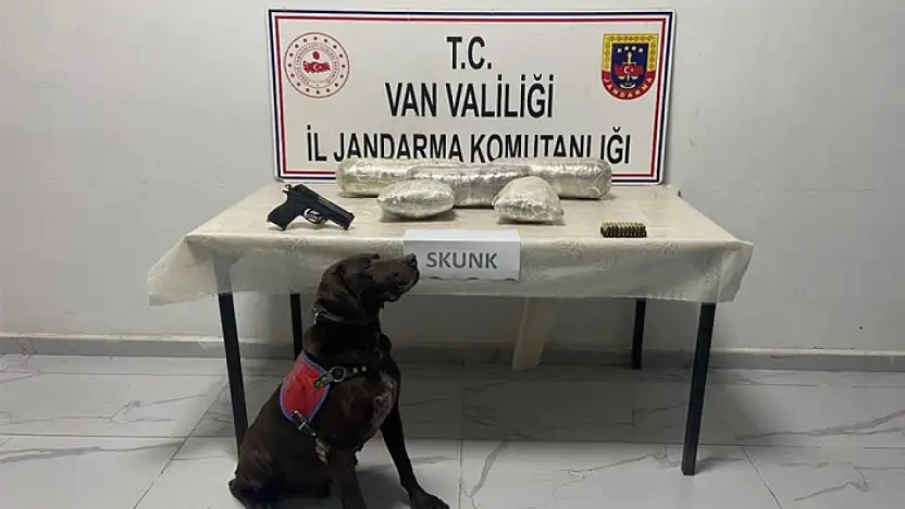Van'da 4 kilo 311 gram skunk ve gümrük kaçağı malzeme ele geçirildi