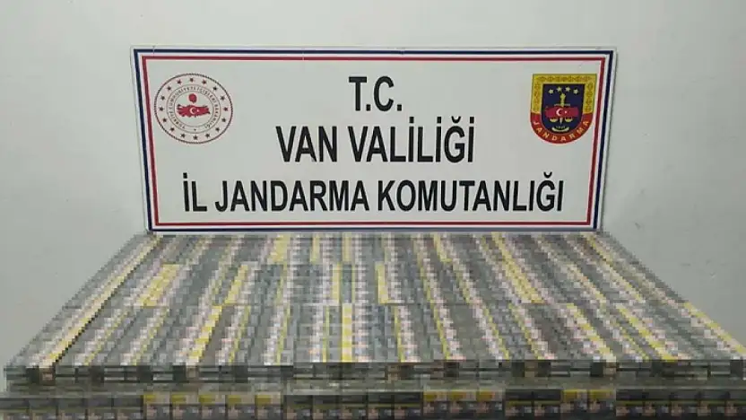 Van'da kaçak sigara ele geçirildi