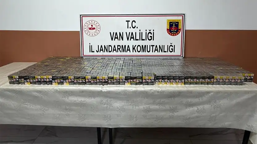 Van'da kaçak sigara ele geçirildi