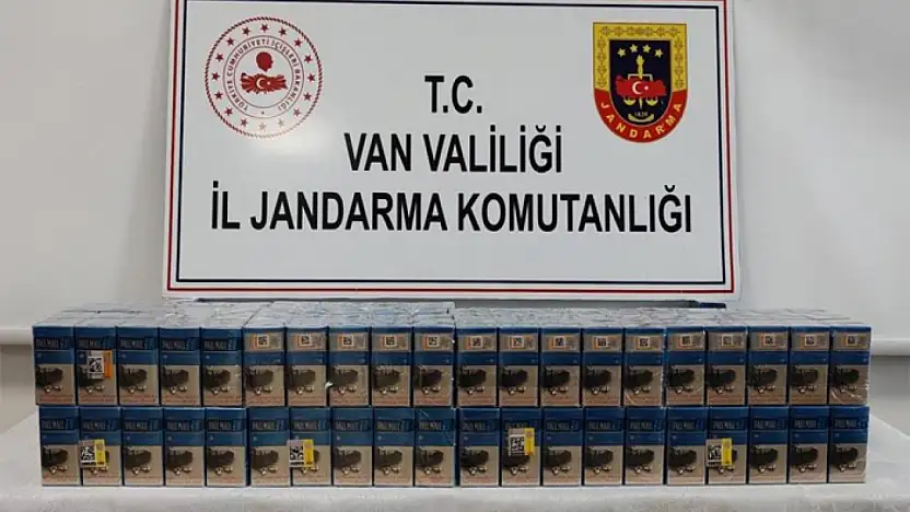 Van'da kaçak sigara ele geçirildi
