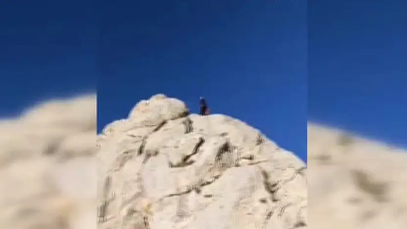 Van'da kayalıklarda mahsur kalan şahıs kurtarıldı