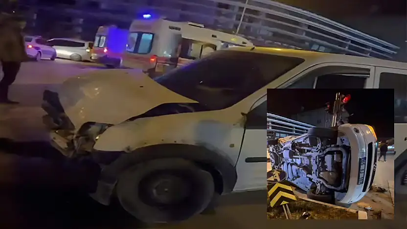 Van'da minibüs ile kamyonet çarpıştı