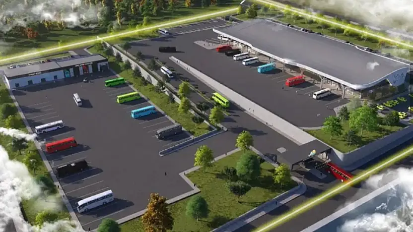 Van'da şehirler arası otobüs terminali inşaatı sürüyor