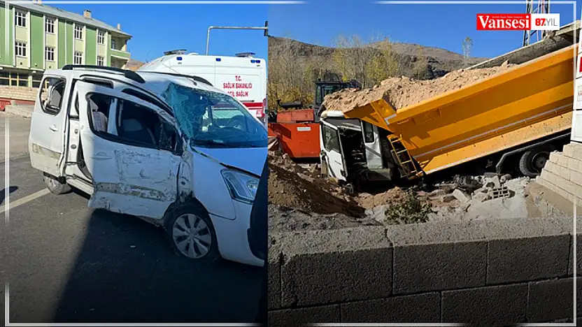 Van'da trafik kazası! Yaralılar var...