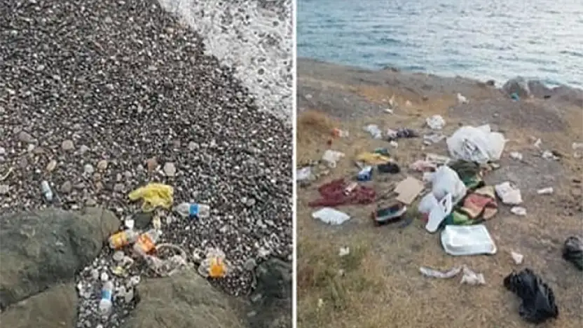 Van Gölü'nün mavi bayraklı plajında kirlilik alarmı