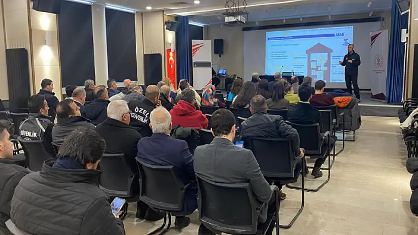 Van İl Kültür ve Turizm Müdürlüğü personeline afet ve yangın eğitimi