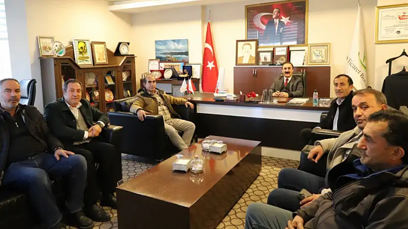 Van Marangozlar Odası'ndan Ticaret Borsası'na ziyaret