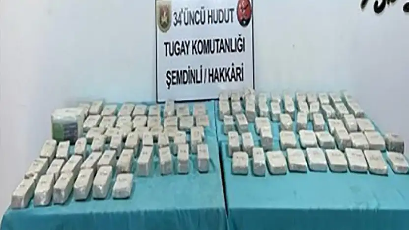 Van ve Hakkari'de uyuşturucu ele geçirildi