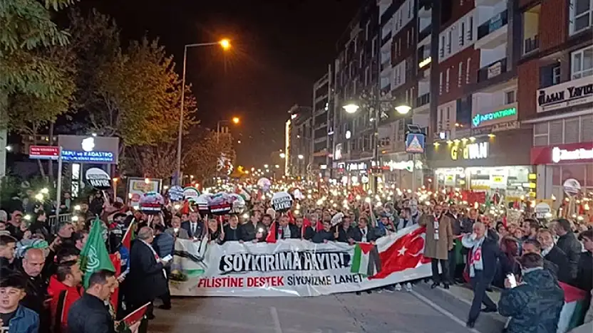 Vanlılar Gazze için yürüyecek
