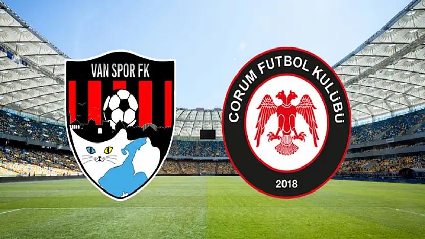 Vanspor, Çorumspor maçının ilk onbirleri belli oldu