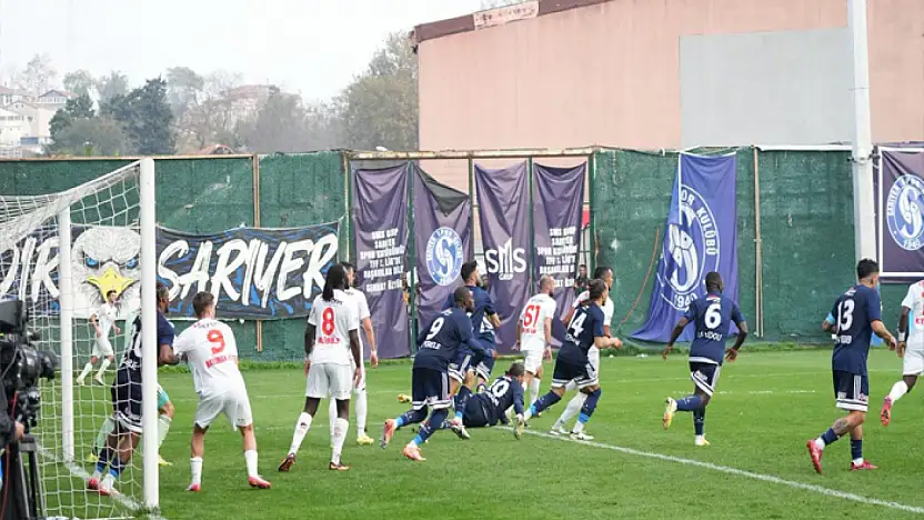 Vanspor, Sarıyer'e 2-1 mağlup oldu