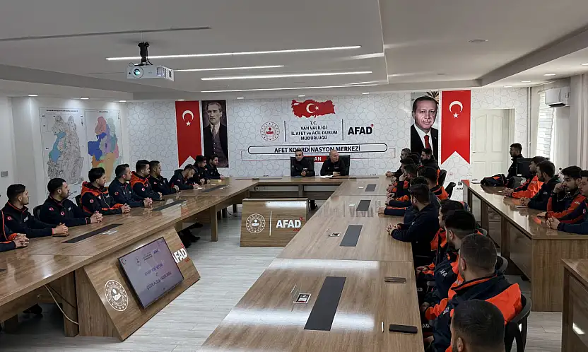 AFAD Van'da çığda arama kurtarma eğitimleri başladı