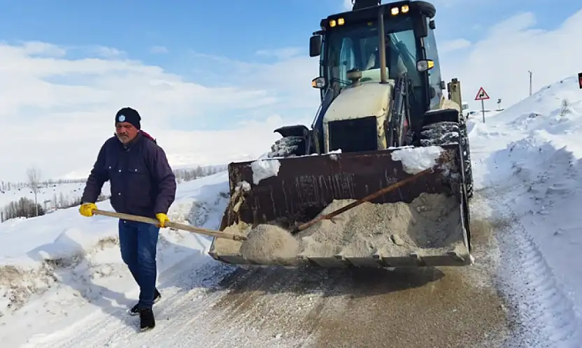 Ağyol Tepesi'nde tuzlama çalışması