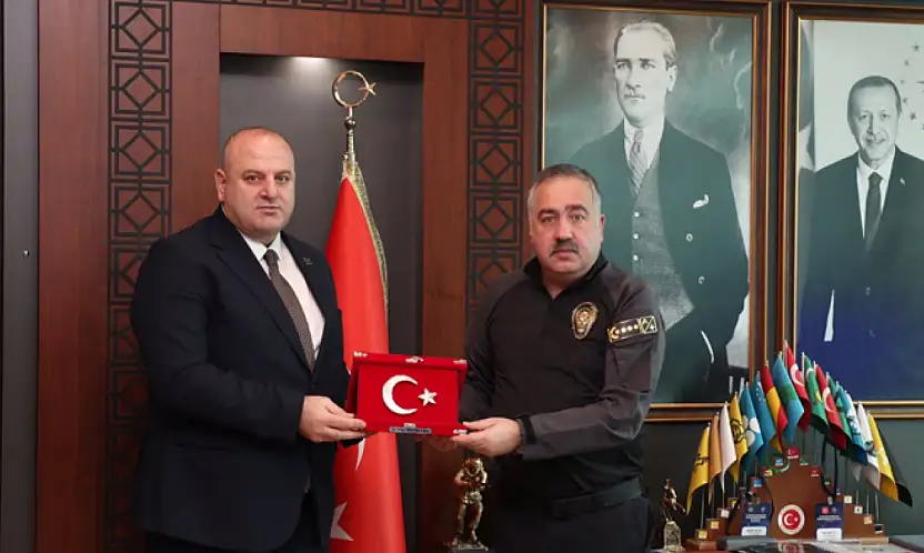 Aksoy'dan İl Emniyet Müdürü Mutlu'ya ziyaret