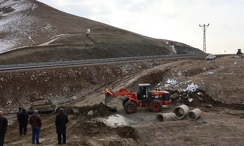 Alabayır'da çevre yan yolu ulaşıma açıldı
