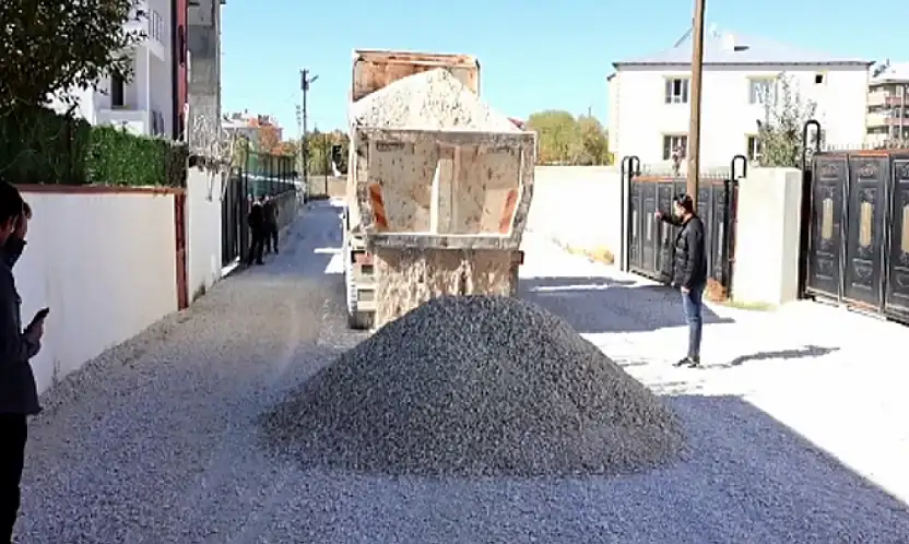 Altıntepe Mahallesi'nde stabilize çalışması