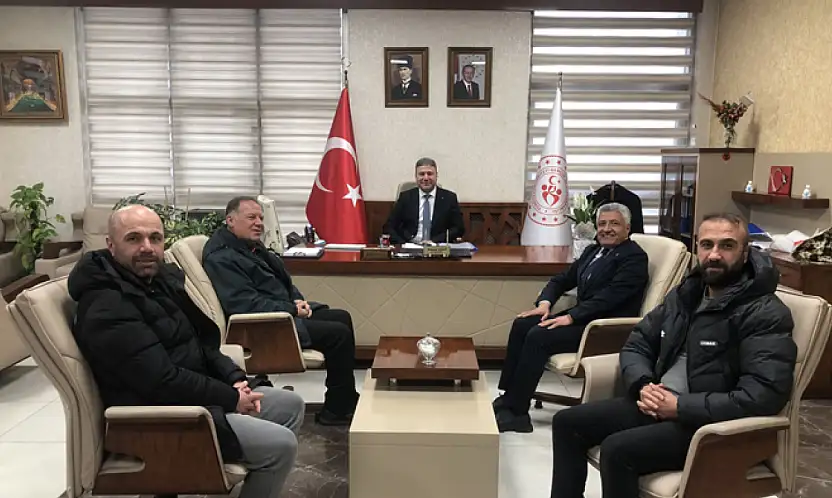 Atletizm camiasından İl Müdürü Tosun'a hayırlı olsun ziyareti