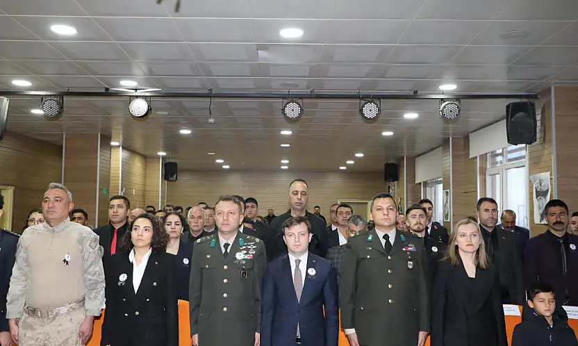 Başkale'de 10 Kasım Atatürk'ü anma programı düzenlendi