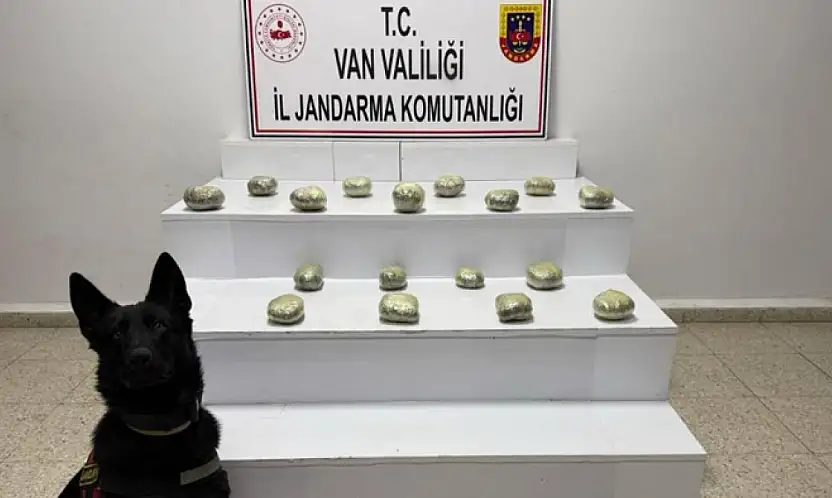 Başkale'de esrar ele geçirildi